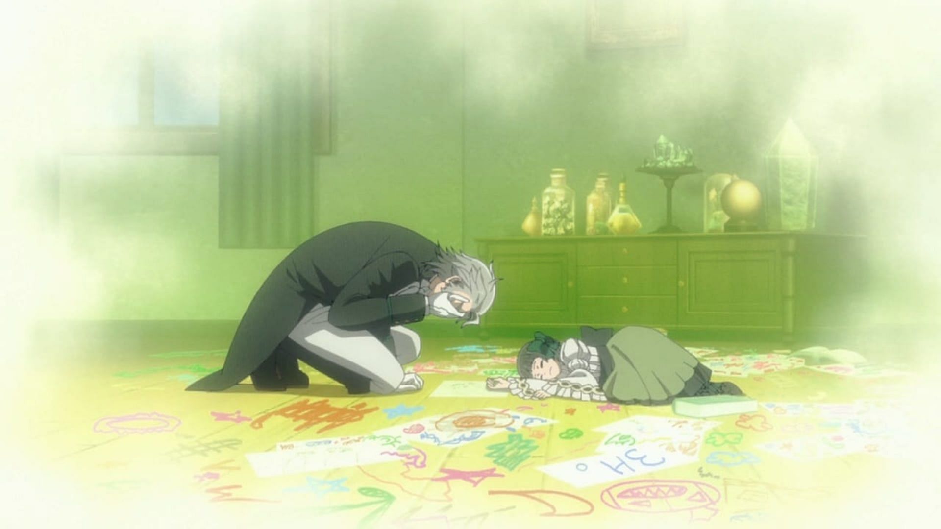 Wolfram and Sieglinde, as seen in a flashback scene (Image via CloverWorks)